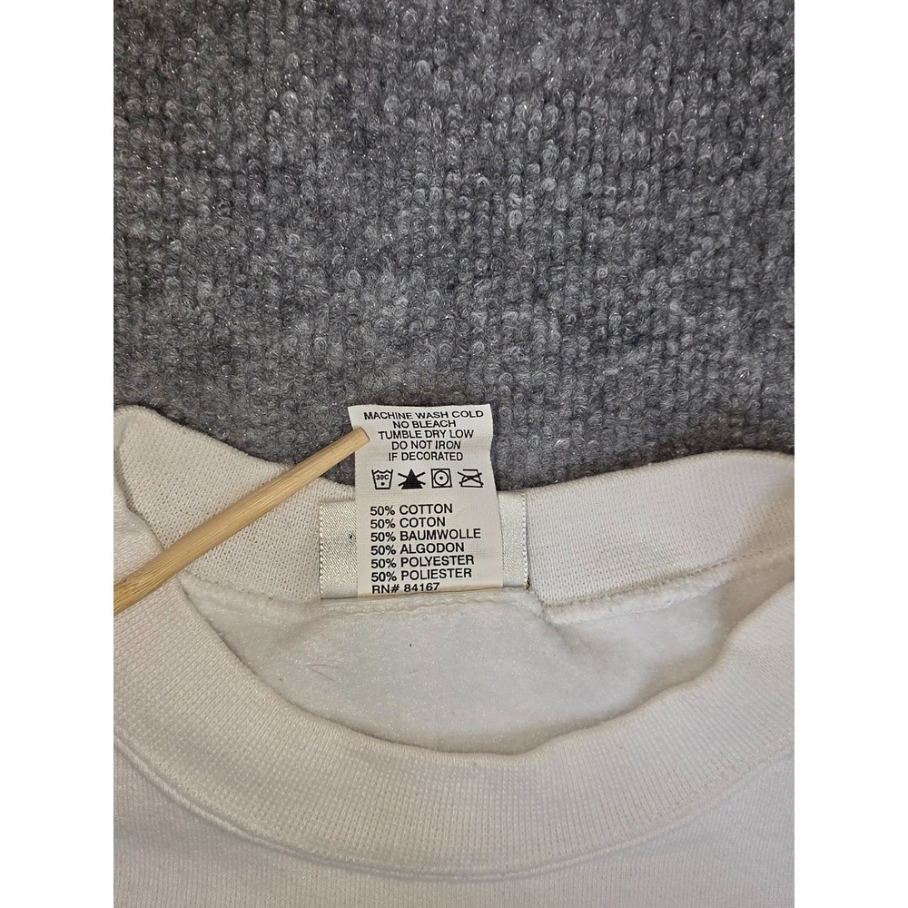 Vintage Mickey Mouse Disney Epcot Center 2000 White Crewneck Sweatshirt Size XL - Picture 7 of 11